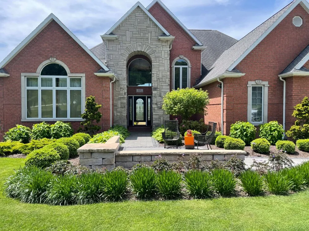 Custom garden landscaping in Alma, MI by Green Side Up