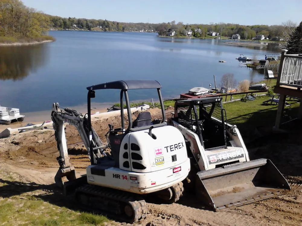 Professional landscape installation for beautiful yards in Alma, MI by Green Side Up