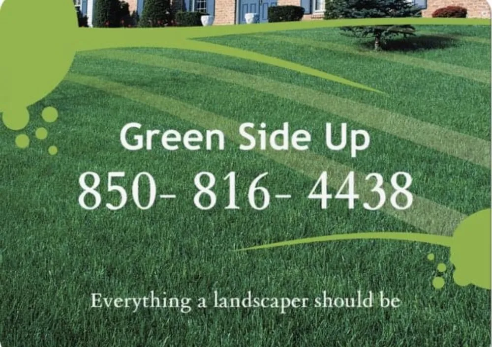 Expert residential landscaping for residential properties in Cantonment, FL by Green Side Up Landscaping