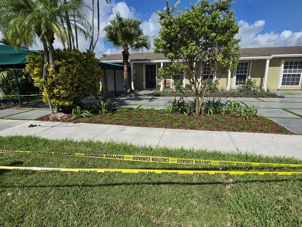 Custom landscape design in Miami, FL by Green Simple Landscape