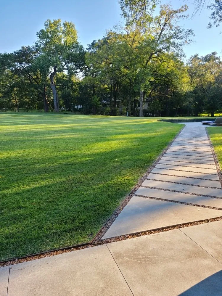 Affordable residential landscaping in Leander, TX by Green Sky Lawn Service