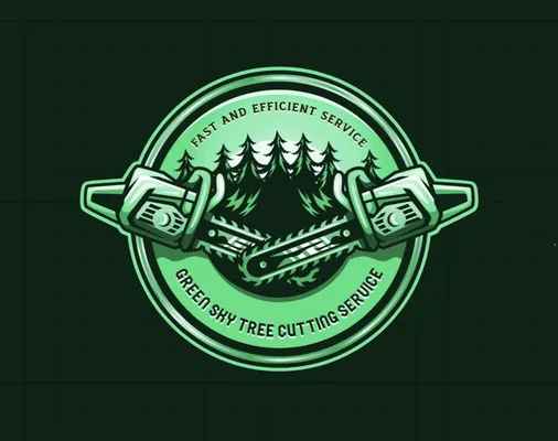 Green Sky Tree Cutting Service Logo