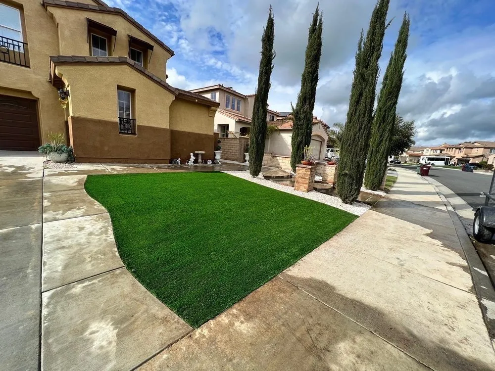Top-rated lawn mowing service for beautiful yards in Downey, CA by Green Solutions Landscape