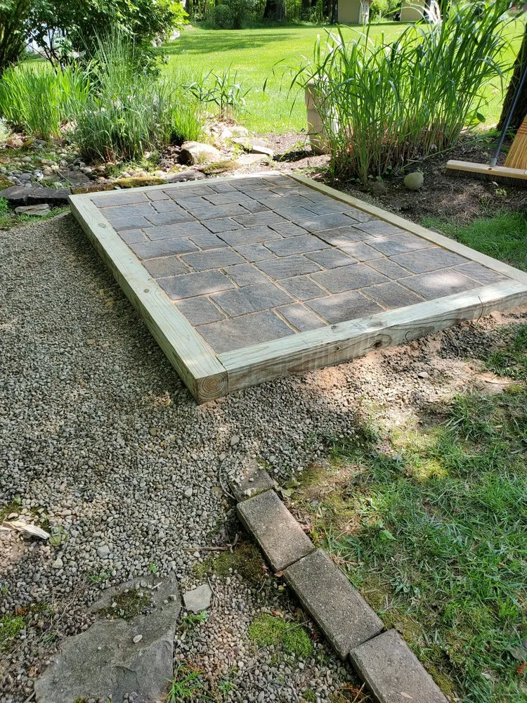 Custom yard cleanup service for residential properties in Townville, PA by Green Solutions Lawnscape