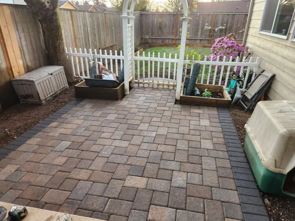 Professional lawn mowing service with custom design in Brooks, OR by Green Space Landscape