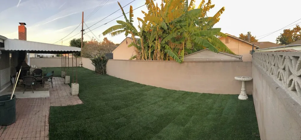 Local landscape installation in Inglewood, CA by Green Spark