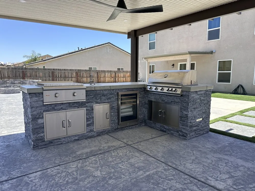 Local yard cleanup service with custom design across Hanford, CA - Green Specialties Landscape and Design