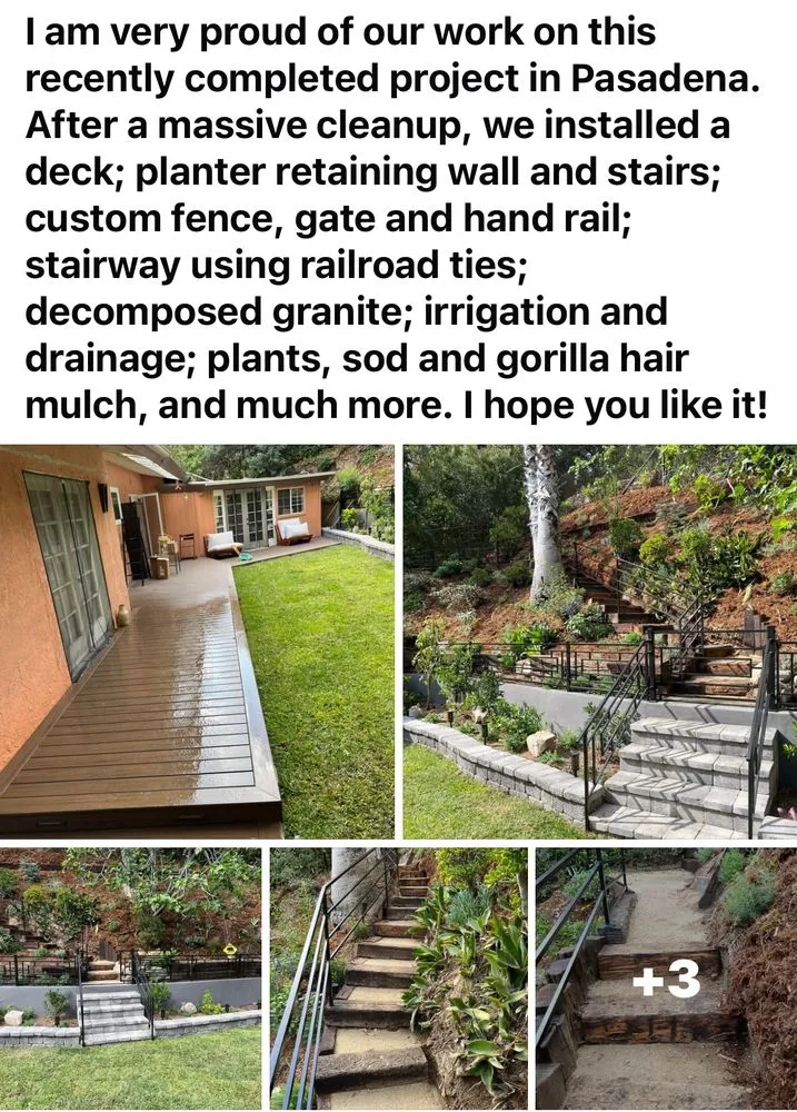 Local landscape installation in Pasadena, CA - Green Splendor Landscaping