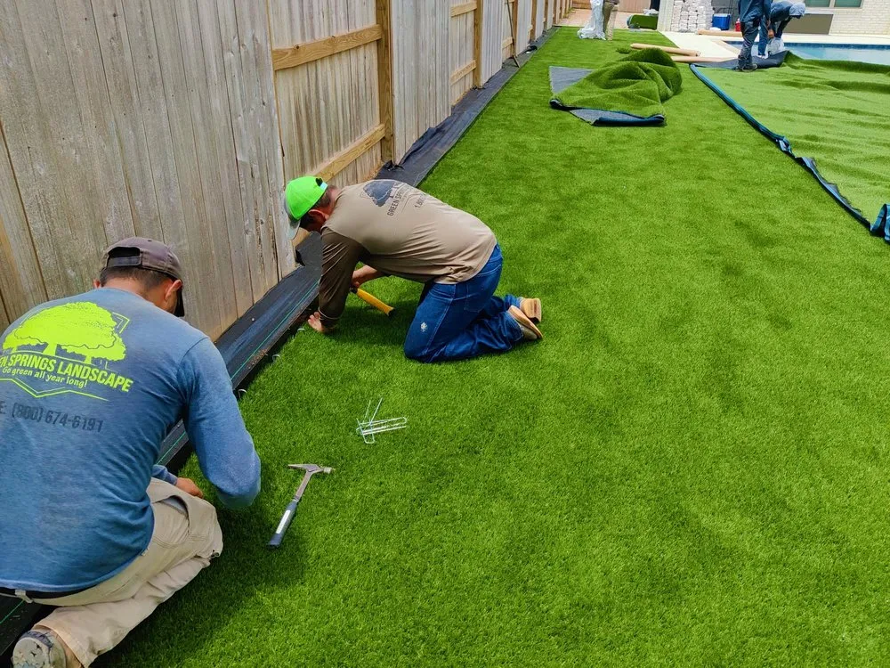 Reliable lawn care service in The Woodlands, TX by Green Springs Landscape