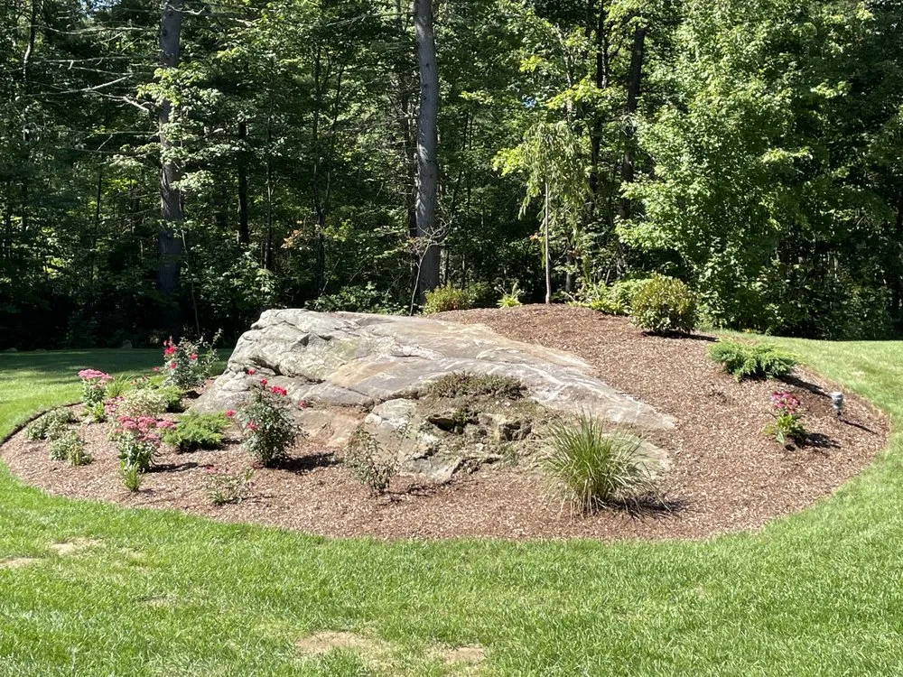 Expert garden landscaping for beautiful yards in Mason, NH by Green Star Landscape Services