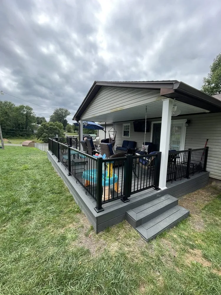 Professional landscape design with custom design in Beckley, WV by Green Stripes Landscaping