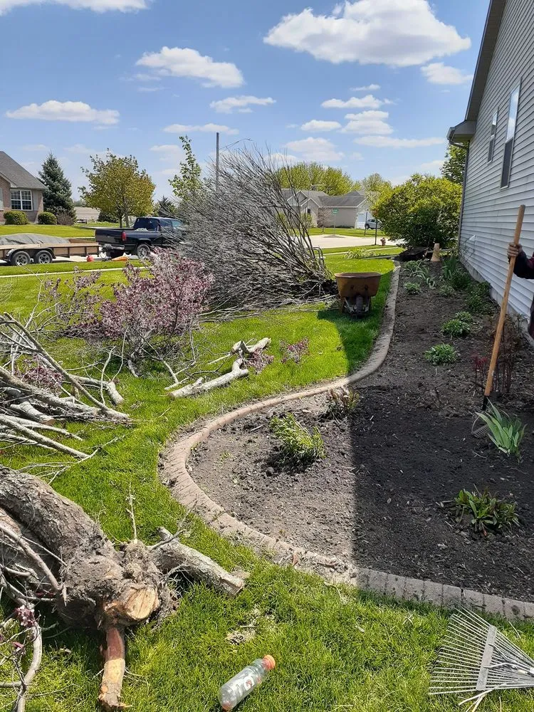 Custom landscape design for homes across DeKalb, IL - Green Sweep Lawn and Garden Services