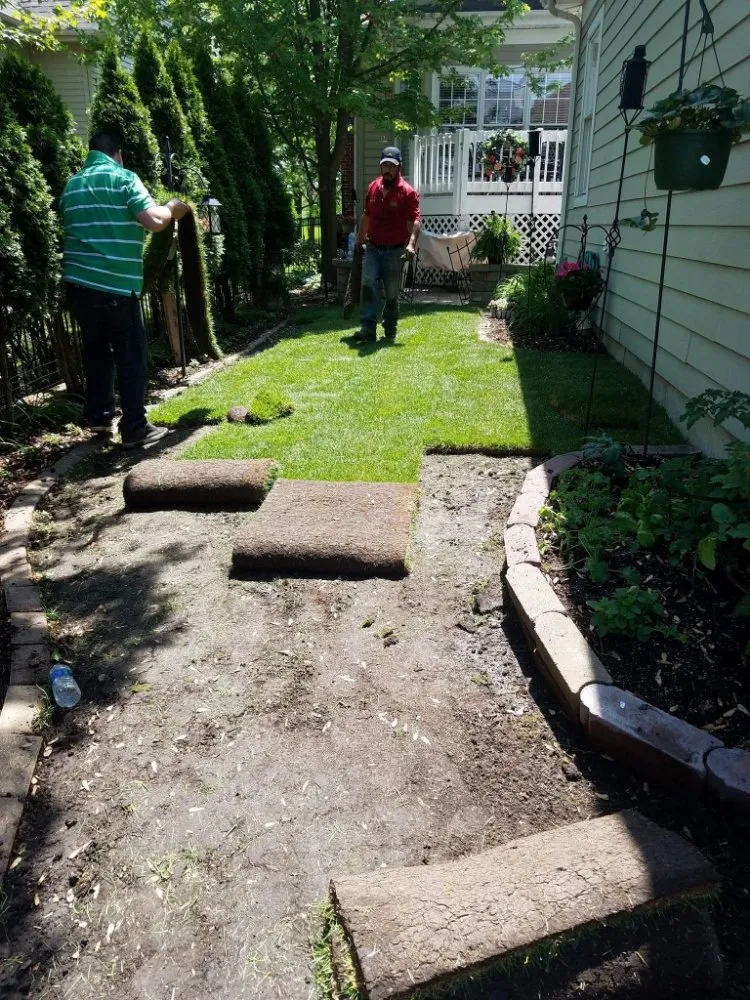 Affordable landscape design for homes in DeKalb, IL by Green Sweep Lawn and Garden Services