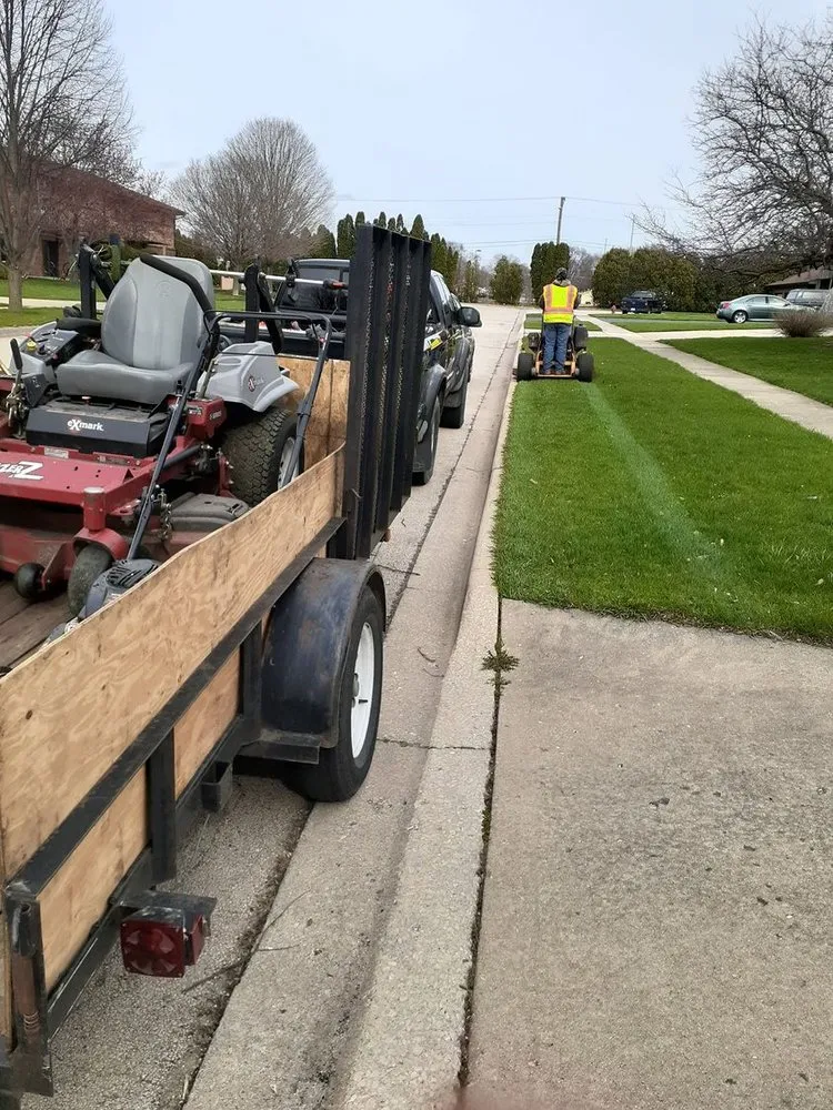 Custom garden landscaping in DeKalb, IL by Green Sweep Lawn and Garden Services