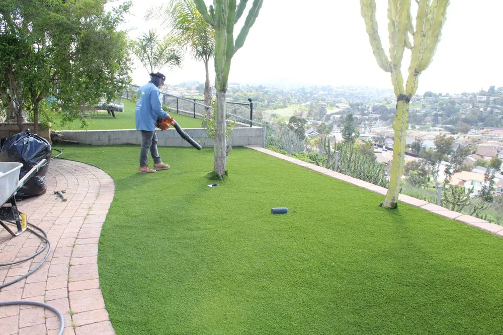 Custom garden landscaping in Spring Valley, CA - Green Synthetic Pros