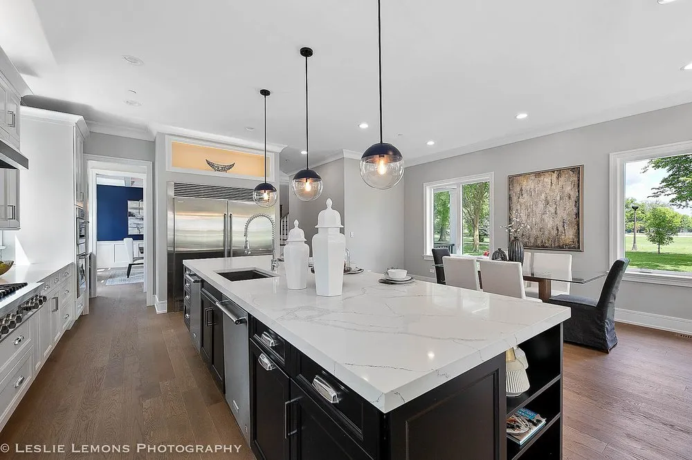 Custom outdoor landscaping in Aurora, IL by Green T Services