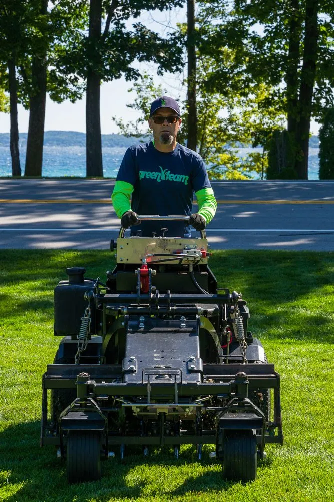 Professional lawn mowing service in Traverse City, MI by Green Team Lawn Care