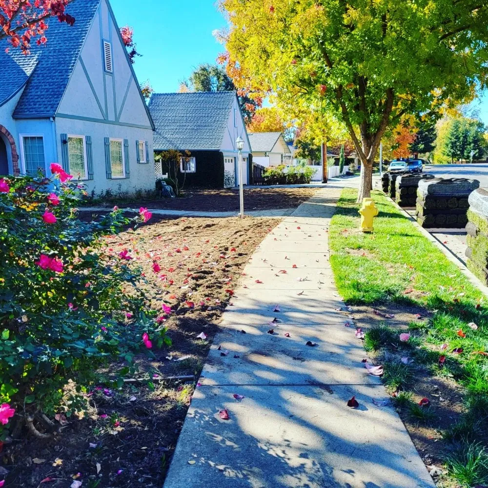 Custom garden landscaping in Chico, CA - Green Team Property Preservation