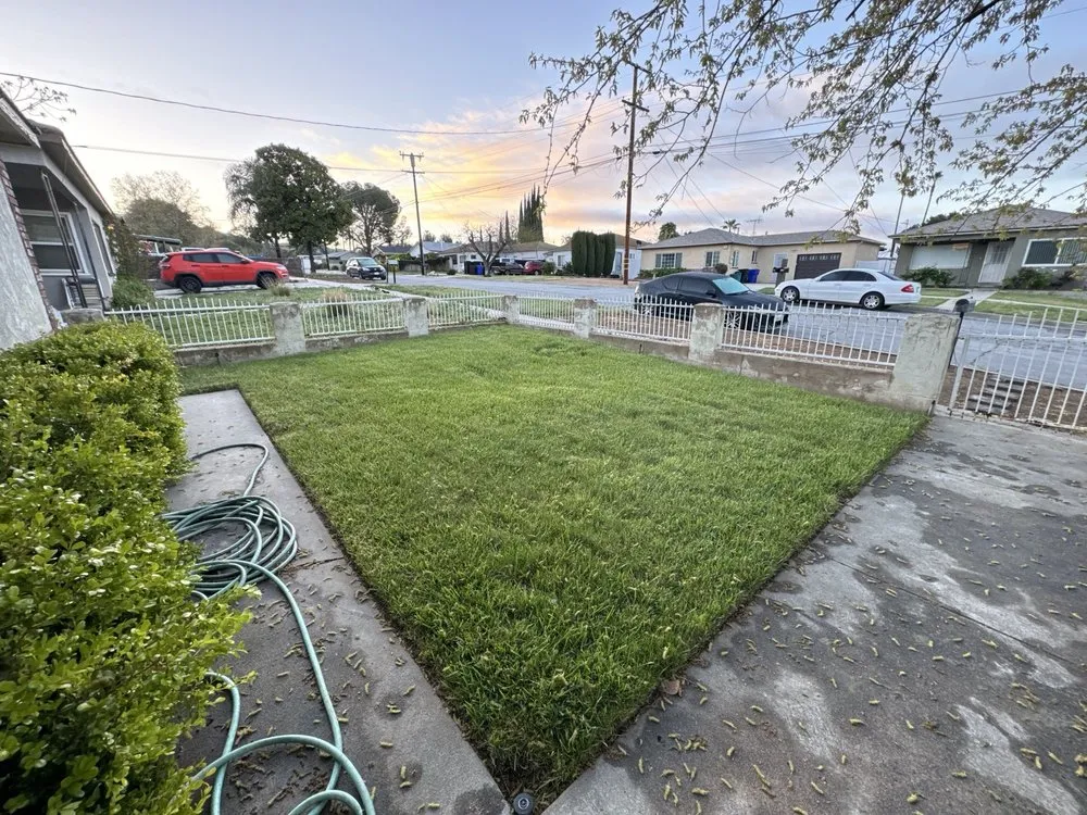 Top-rated lawn mowing service for homes in Highland, CA by Green Terra