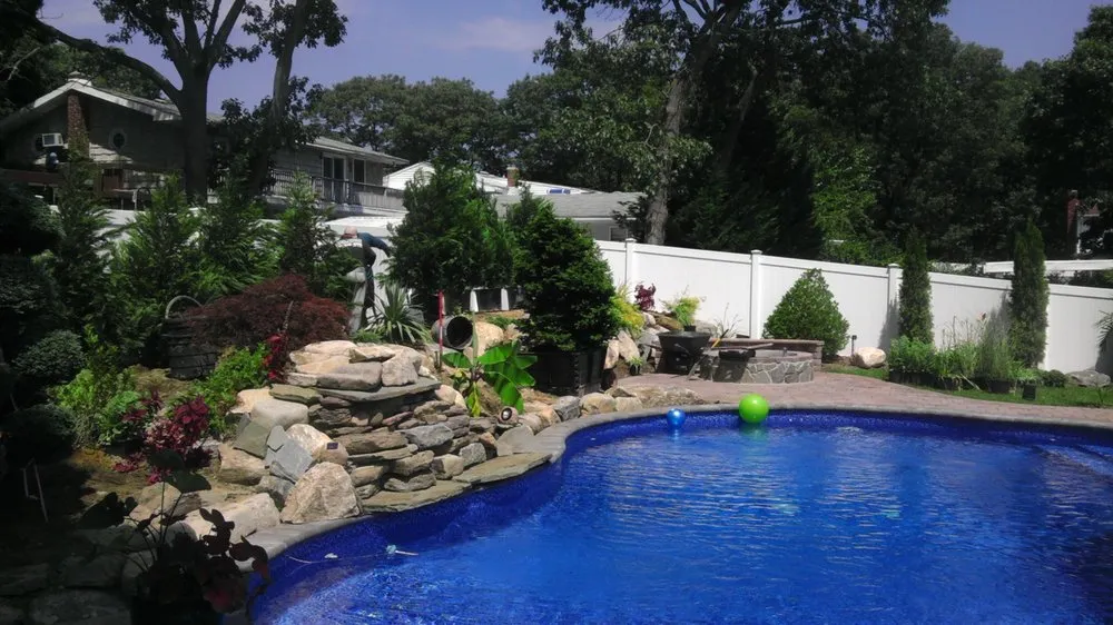 Custom yard maintenance in Medford, NY by Green Terrain Landscaping