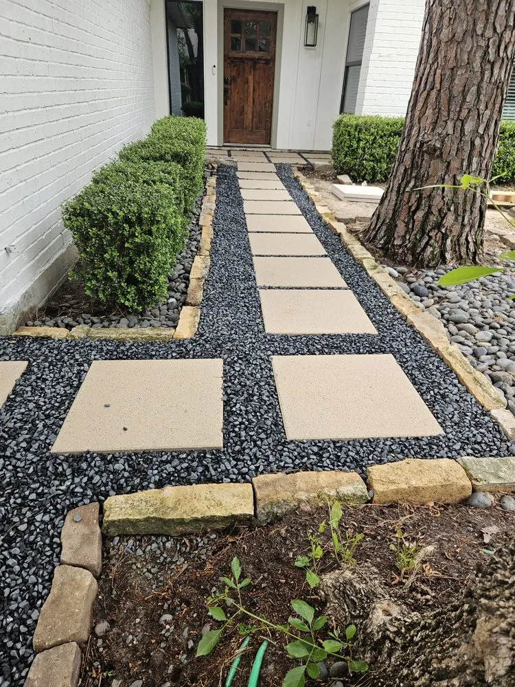 Local landscaping services in Conroe, TX by Green Tex services