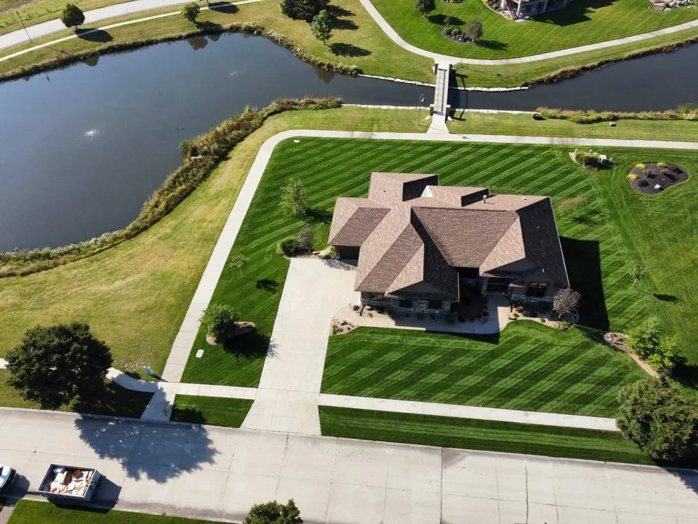 Custom residential landscaping in Milford, NE - Green Thumb Lawn Service