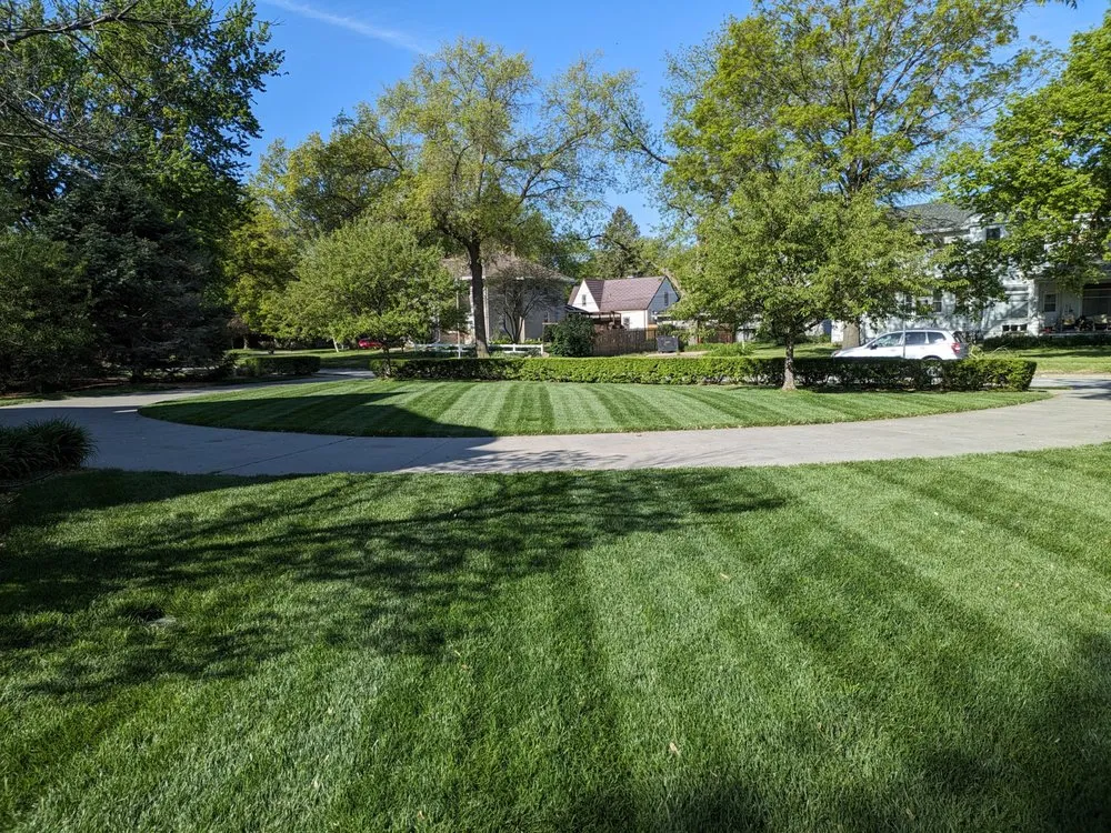 Expert garden landscaping in Milford, NE by Green Thumb Lawn Service