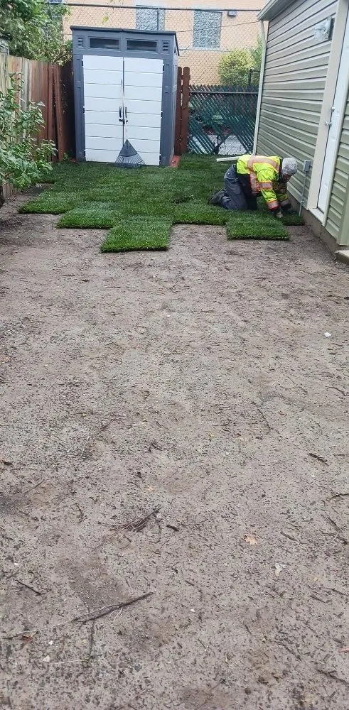 Affordable landscape installation in Lorain, OH by Green Thumb Services