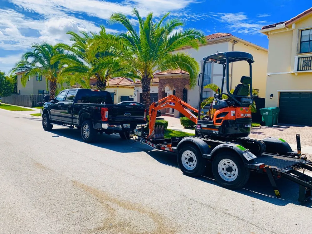 Professional landscape installation in Miami, FL by Green Thumbs Lawn Services