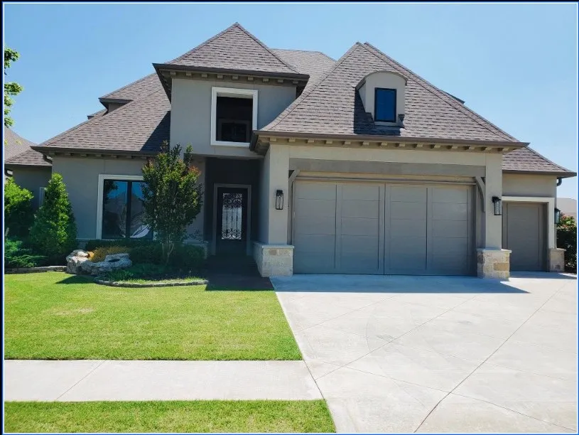 Custom landscape installation with custom design in Tulsa, OK by Green Time Landscaping