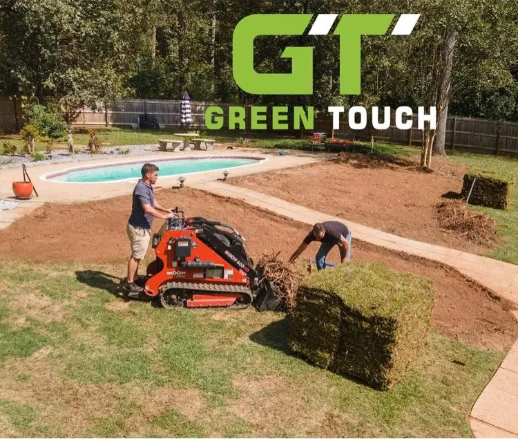 Expert garden landscaping for residential properties in Warner Robins, GA by Green Touch landscaping