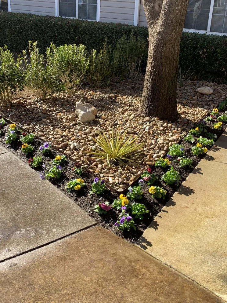 Affordable landscape design for residential properties in Wichita Falls, TX by Green Touch Lawn & Landscape