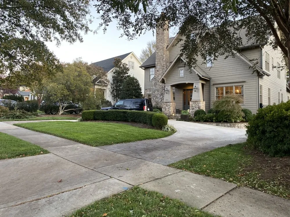 Top-rated outdoor landscaping with custom design in Charlotte, NC by Green Touch Lawn Care