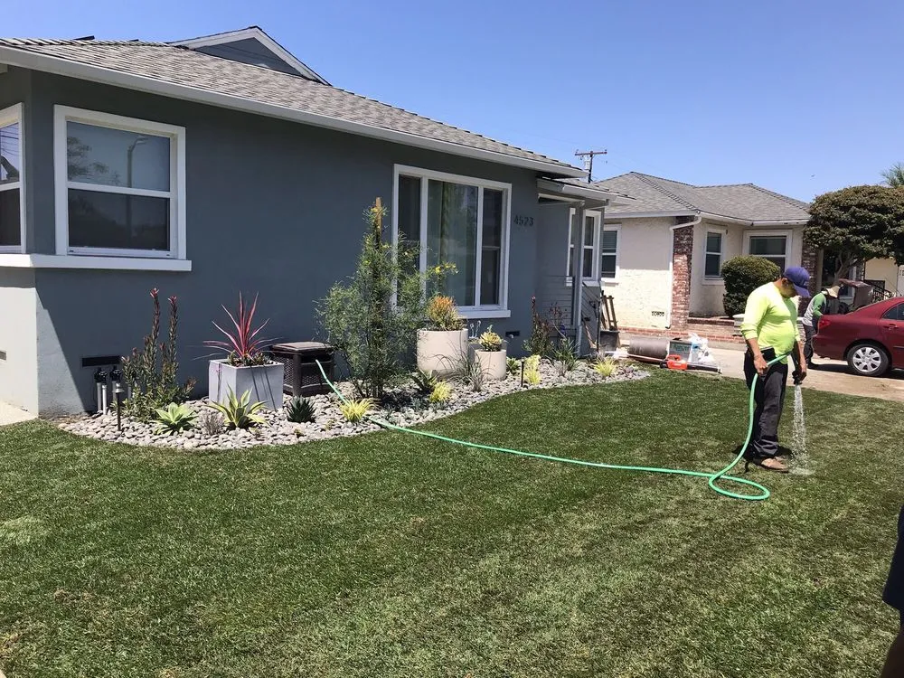 Local landscaping services for beautiful yards across Bellflower, CA - Green Touch Tree and Landscaping Services