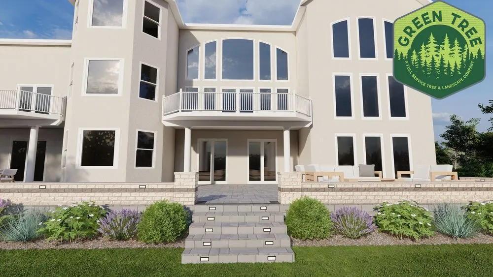 Custom yard maintenance with custom design across Columbus, OH - Green Tree