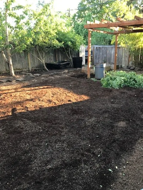 Professional outdoor landscaping with custom design in Eugene, OR by Green Tree Landscaping & Maintenance