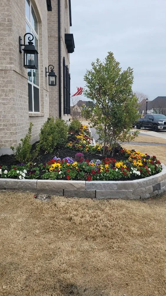 Custom outdoor landscaping in Plano, TX by Green Tree Landscaping