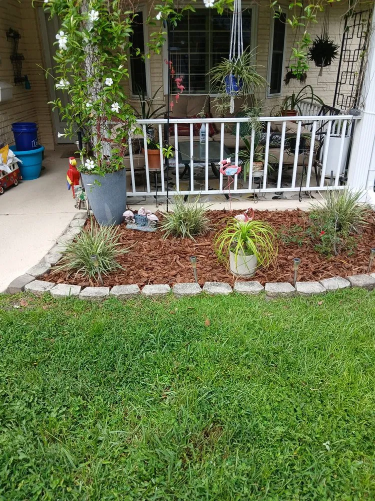 Local landscape installation in Ocala, FL - Green Truck Mowing