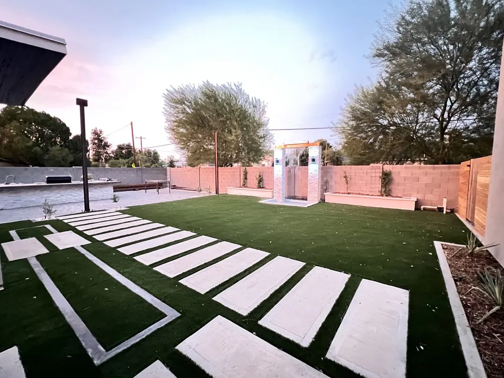 Local landscape installation with custom design across Phoenix, AZ - Green Trust Landscapes
