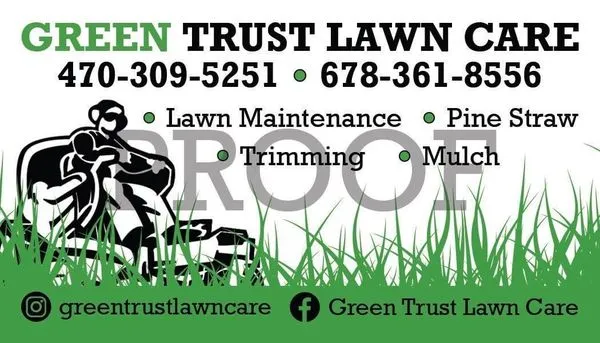 Green Trust Lawn Care Logo