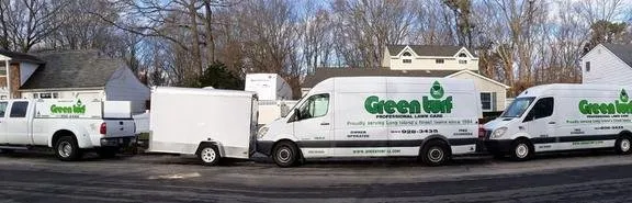 Professional lawn care service for year-round maintenance in Coram, NY by Green Turf