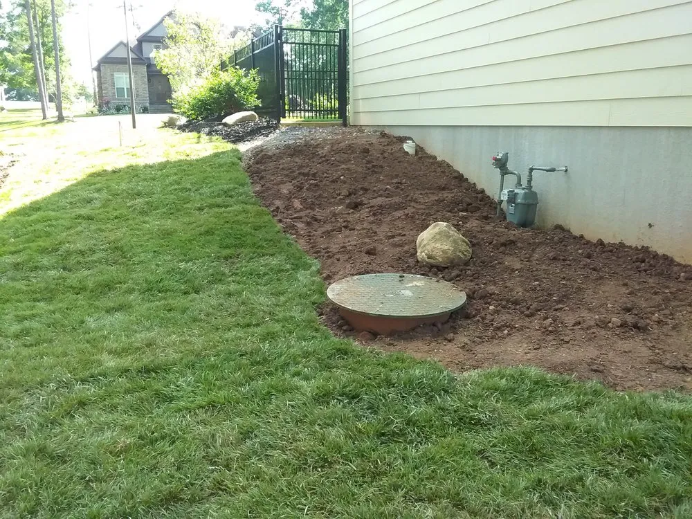 Professional yard cleanup service in Granite Falls, NC by Green Turf