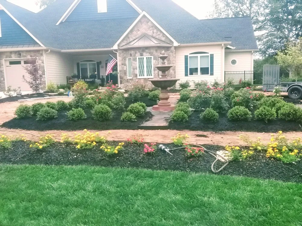 Expert landscape installation in Granite Falls, NC by Green Turf