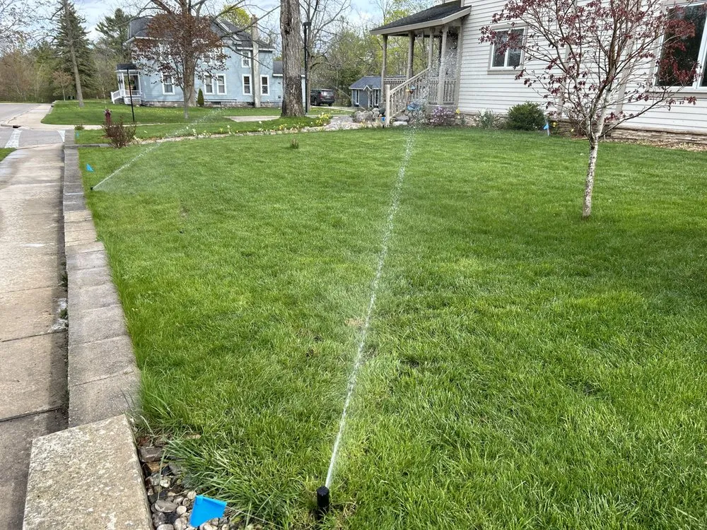 Professional landscape installation in Petoskey, MI - Green Up Irrigation