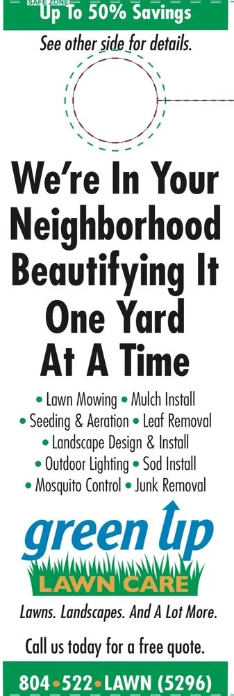 Custom outdoor landscaping in Henrico, VA - Green Up Lawn Care