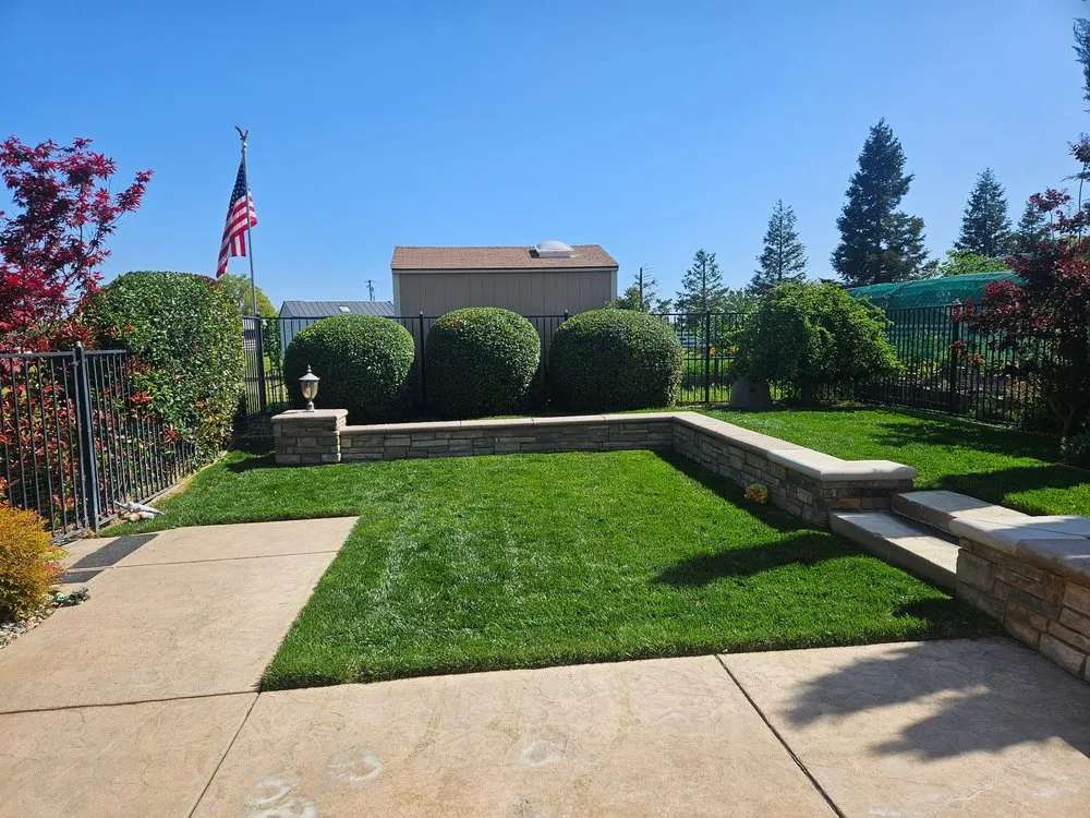 Reliable landscape installation in Sacramento, CA by Green Valley Gardening