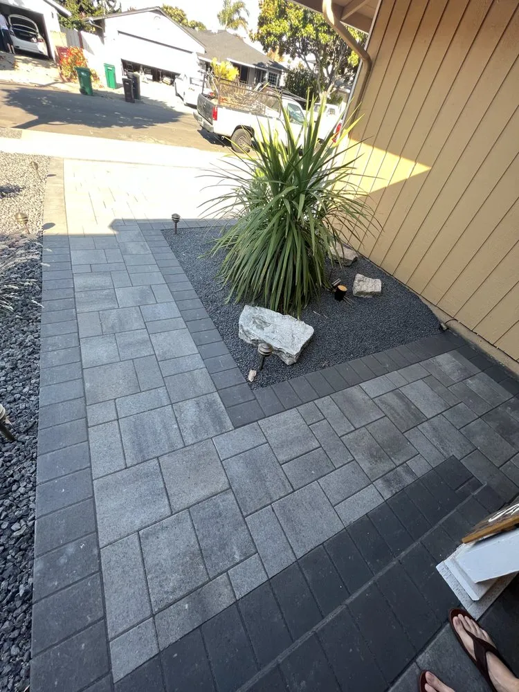 Custom lawn mowing service with custom design across San Pablo, CA - Green Valley Landscape