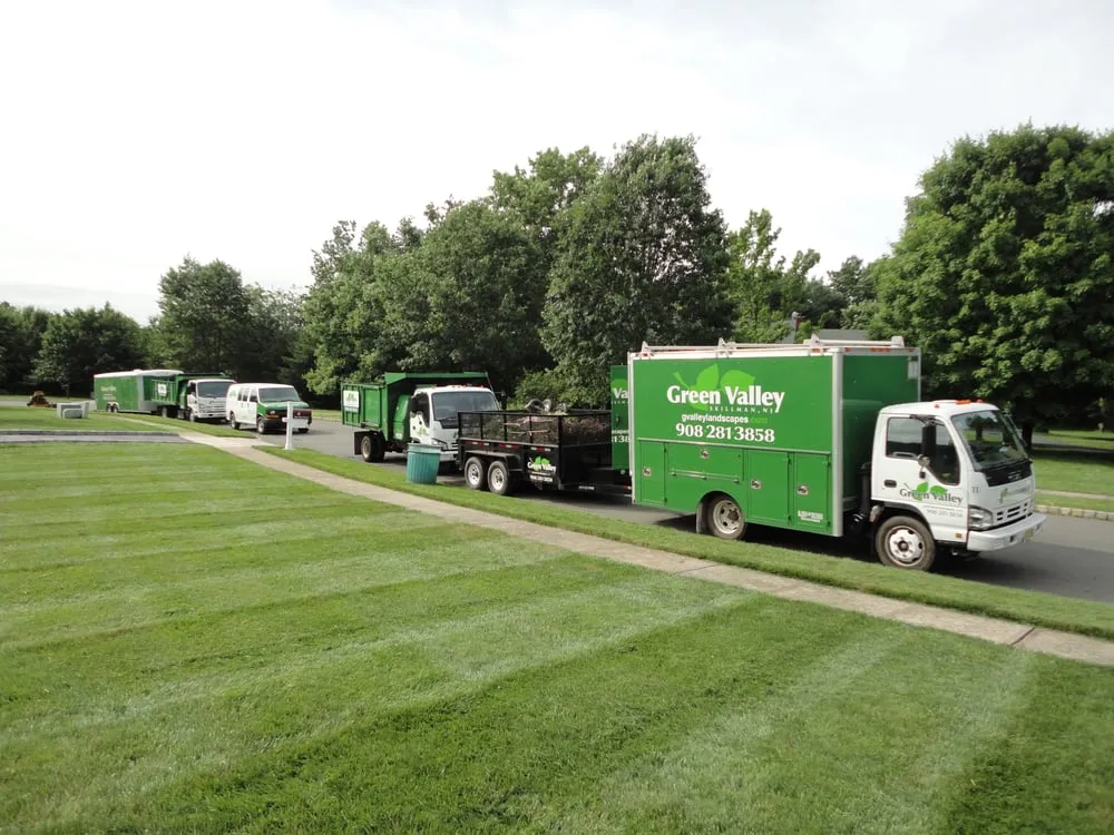 Custom landscape installation for year-round maintenance in Skillman, NJ by Green Valley Landscapes