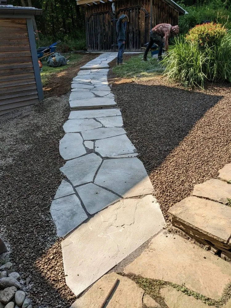 Local residential landscaping in Kingston, NY by Green Valley Landscaping