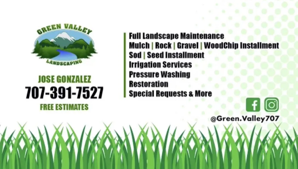 Affordable yard maintenance in Ukiah, CA by Green Valley Landscaping